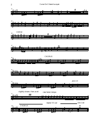 Dexy&#039;s Midnight Runners - Come on Eileen Trumpet in Bb Sheet Music, Page 2