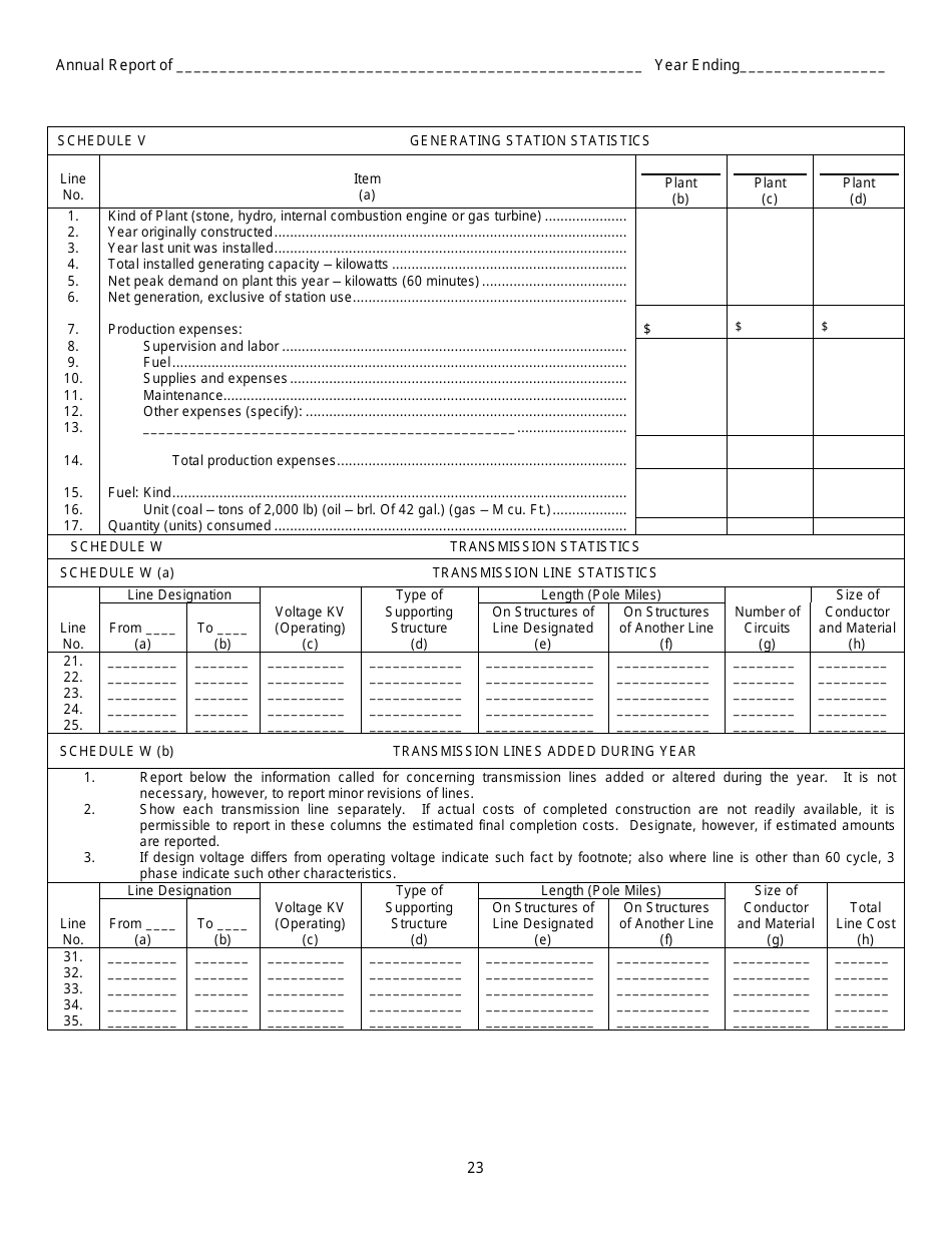 First and Second Class Cities Municipal Electric Utilities Annual Report - Kansas, Page 24