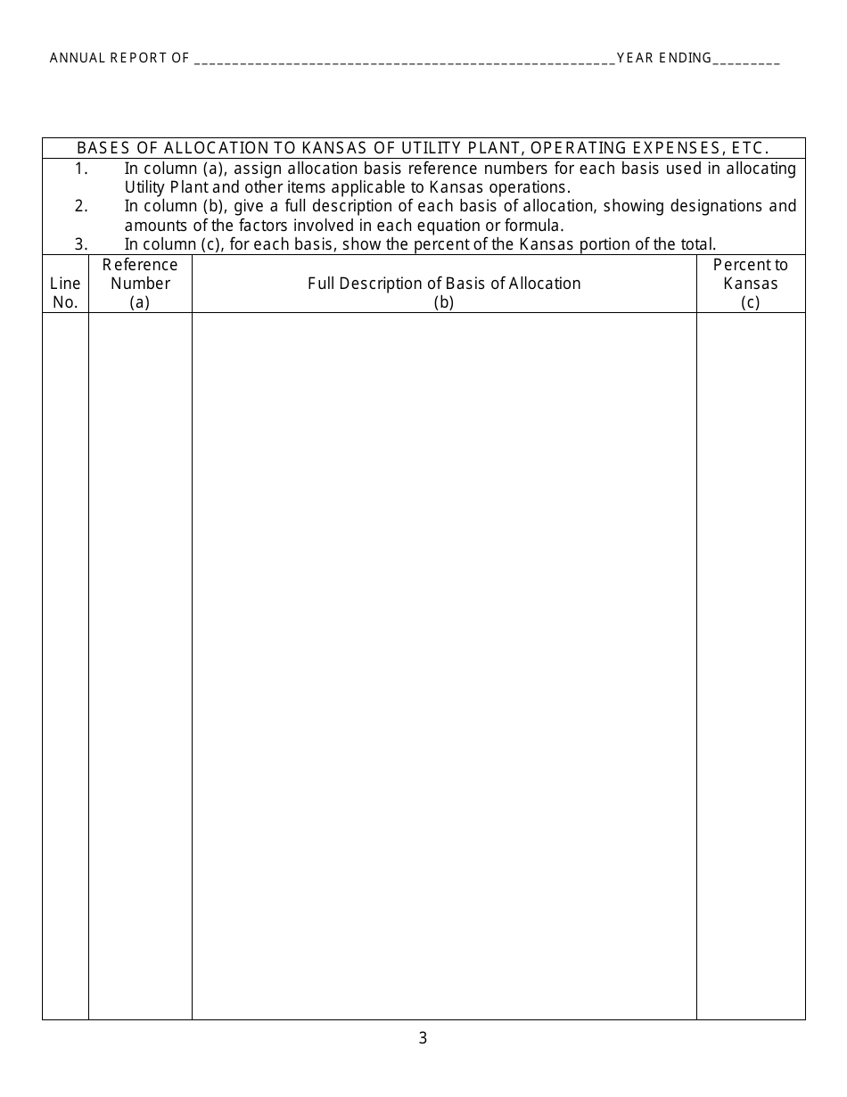 Electric Kansas Supplemental Annual Report - Kansas, Page 5