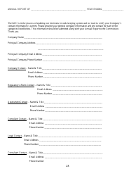 Gas Utility Kansas Supplemental Annual Report - Kansas, Page 29