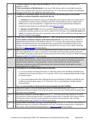 Instructions for Form NHDES-S-01-009 Rcra C Site Identification Form - New Hampshire, Page 4
