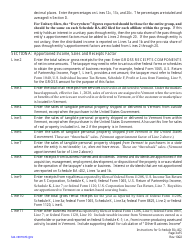 Instructions for Schedule BA-402 Vermont Apportionment &amp; Allocation - Vermont, Page 3