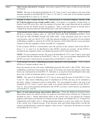 Instructions for Schedule K-1VT Vermont Shareholder, Partner, or Member Information - Vermont, Page 4