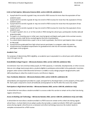 Form ED-001764-24 Postsecondary Enrollment Options Notice of Student Registration Form - Minnesota, Page 4