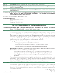 Instructions for Form CO-411 Corporate Income Tax Return - Vermont, Page 13