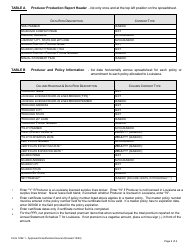 Form 1262.1 Approved Unauthorized Insurer Producer Production Report - Foreign - Louisiana, Page 2