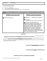 Form 1262.1 Approved Unauthorized Insurer Producer Production Report - Foreign - Louisiana, Page 3