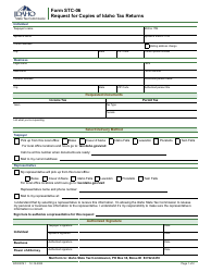 Document preview: Form STC-06 (EFO00141) Request for Copies of Idaho Tax Returns - Idaho