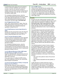 Form 65 (EFO00035) Partnership Return of Income - Idaho, Page 6