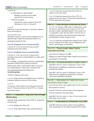 Form ID K-1 (EFO00201) Partner&#039;s, Shareholder&#039;s, or Beneficiary&#039;s Share of Idaho Adjustments, Credits, Etc. - Idaho, Page 8