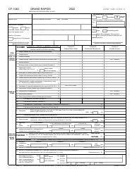 Form GR-1040PR Part-Year Resident Individual Tax Return - City of Grand Rapids, Michigan, Page 4