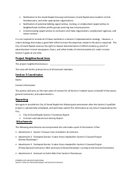Form COMDEV-105-183 Section 3 Plan for Owner/Developer and General Contractor - City of Grand Rapids, Michigan, Page 4