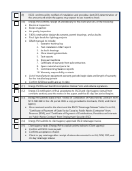 Energy Services Construction Completion Checklist - Washington, Page 2