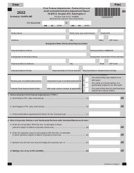 Schedule 1040PA-ME Final Federal Adjustments: Partnership-Level Audit and Administrative Adjustment Report - Maine