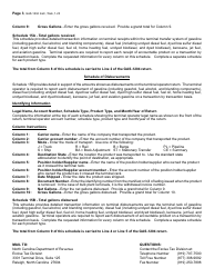 Instructions for Form GAS-1204 Motor Fuel Terminal Operator Return - North Carolina, Page 3