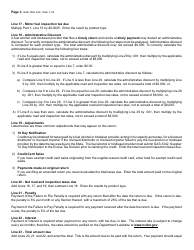 Instructions for Form GAS-1264 Fuel Alcohol and Biodiesel Provider Return - North Carolina, Page 3