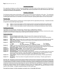 Instructions for Form GAS-1301 Motor Fuel Transporter Return - North Carolina, Page 2