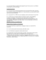 Outside Certification Application Checklist - City of Chicago, Illinois, Page 2