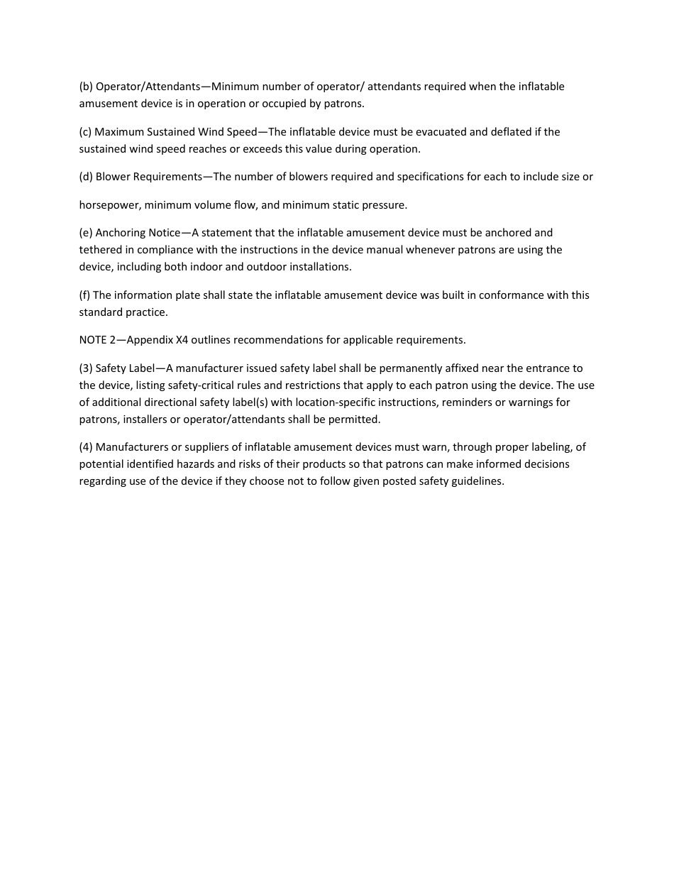 Amusement Rides and Attraction Registration for Inflatables - Pennsylvania, Page 3