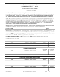 Document preview: Form AID6-85 Foreign Activity Data