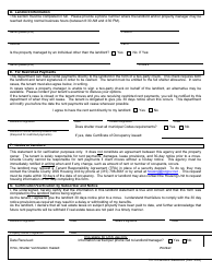 Form TA-10 Landlord Statement - Oneida County, New York, Page 2