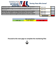 Risk Assessment &amp; Monitoring Plan (Ramp) Form - Washington, Page 4