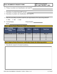 Dual Incumbency Request Form - Delaware, Page 2