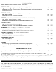 Formulario 400-00813B Declaracion Jurada Financiera - Bienes Y Activos - Vermont (Spanish), Page 2