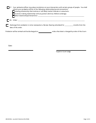 Form 400-00106 Juvenile Probation Certificate - Vermont, Page 3