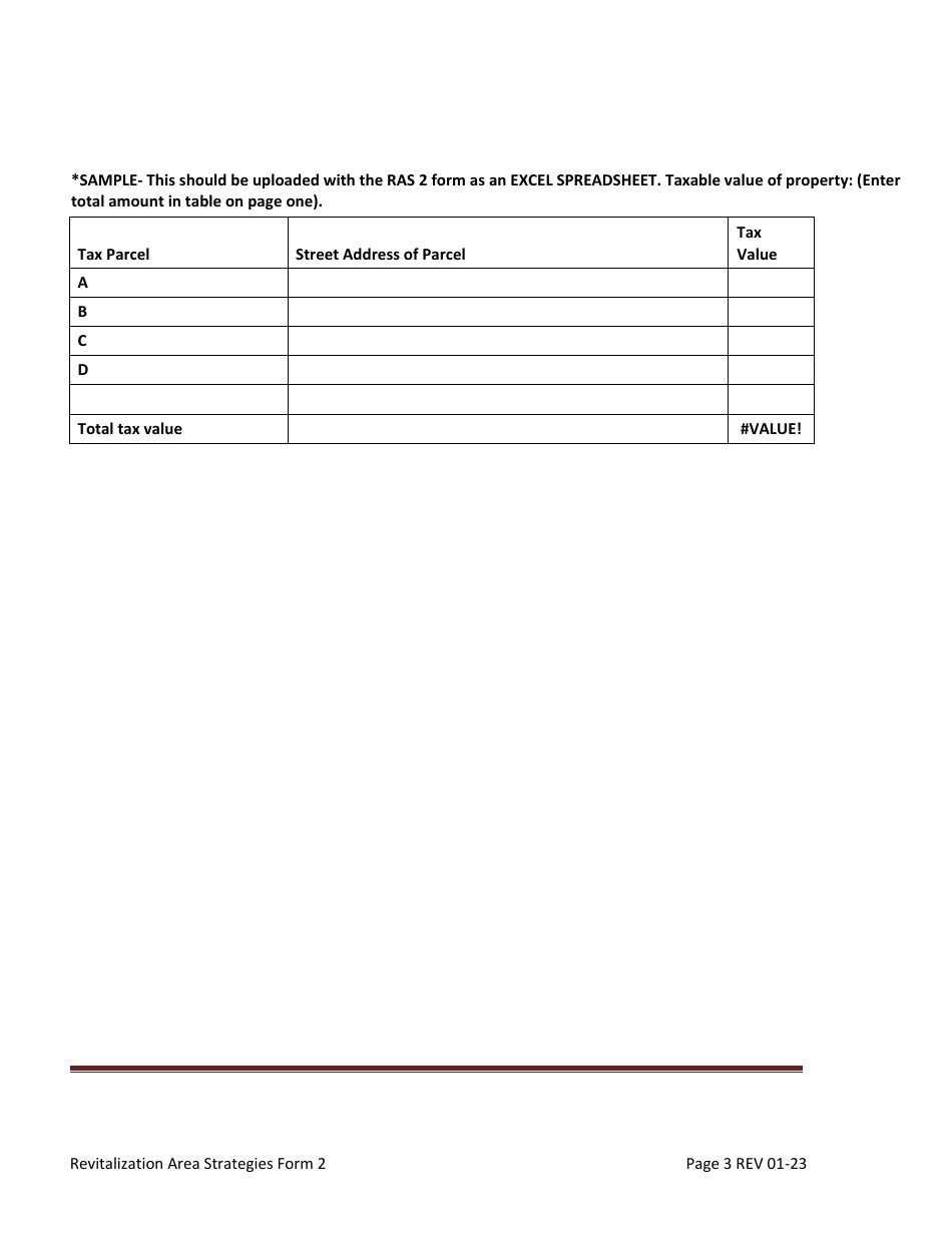 RAS Form 2 Revitalization Area Strategies Annual Progress Report - Georgia (United States), Page 3