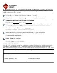 Form IB167 Residential Energy Compliance Form - City of San Antonio, Texas, Page 8