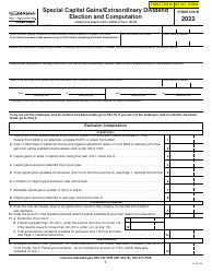 Form 4797N Special Capital Gains/Extraordinary Dividend Election and Computation - Nebraska