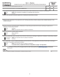 Form 4797N Special Capital Gains/Extraordinary Dividend Election and Computation - Nebraska, Page 2