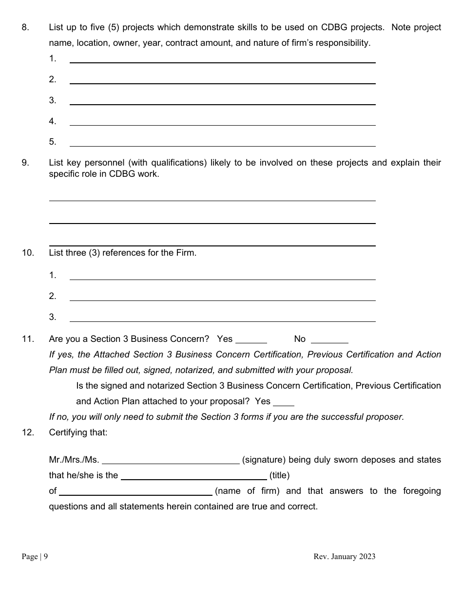 Instructions for Engineer or Architect Procurement - Georgia (United States), Page 9