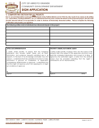 Sign Application - Cit of Arroyo Grande, California, Page 3