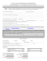 Business License Application - City of Arroyo Grande, California, Page 2