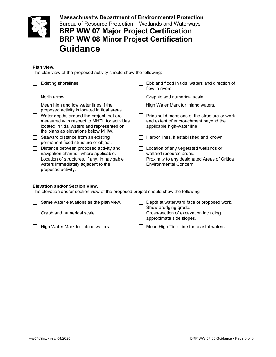 Instructions for Form BRP WW07, BRP WW08, BRP WW09 - Massachusetts, Page 8