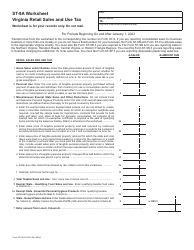 Form ST-9 Virginia Retail Sales and Use Tax Return - Virginia, Page 5
