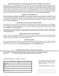 Form ST-8 Virginia Out-of-State Dealer&#039;s Sales and Use Tax Return - Virginia, Page 3