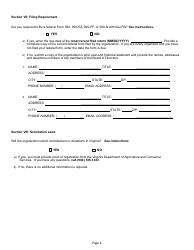 Form NP-1 Sales and Use Tax Exemption Application for Nonprofit Organizations - Virginia, Page 4