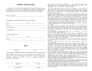 Form RR3-1 Private Carline Mileage Return - Virginia, Page 2