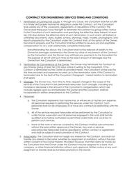 Sample Contract for Engineering and Technical Services - Missouri, Page 4
