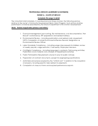 Standard Form of Agreement Between Owner &amp; Consultant for Professional Administrative Services - Missouri, Page 3
