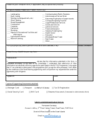 Registration Form - Apprenticeship Training Employment and Development (Rated) Programme - British Virgin Islands, Page 2