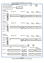Form NSV003 Financial Questionnaire - United Kingdom, Page 10