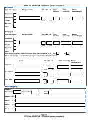 Form NSV003 Financial Questionnaire - United Kingdom, Page 12