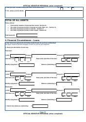 Form NSV003 Financial Questionnaire - United Kingdom, Page 15