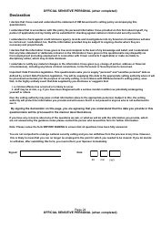 Form NSV003 Financial Questionnaire - United Kingdom, Page 24