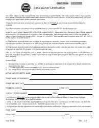 Direct Shipper Permit Application and Agreement for Licensees Outside of Oregon - Oregon, Page 3