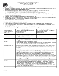 Document preview: Limited Liability Company (LLC) Questionnaire - Oregon
